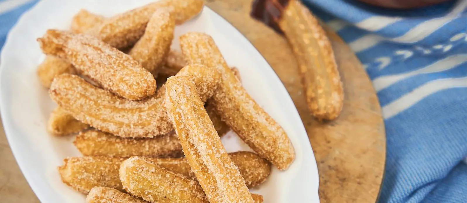 Churros med sjokoladesaus