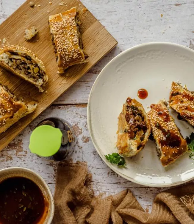 Fransk rullebrød med linser