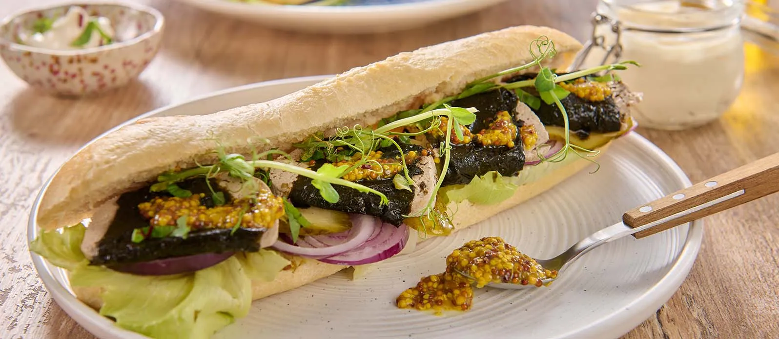 Svensk baguett med tofu à la sild