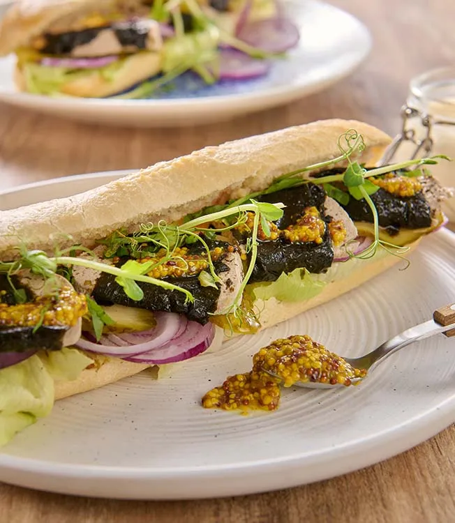 Svensk baguett med tofu à la sild