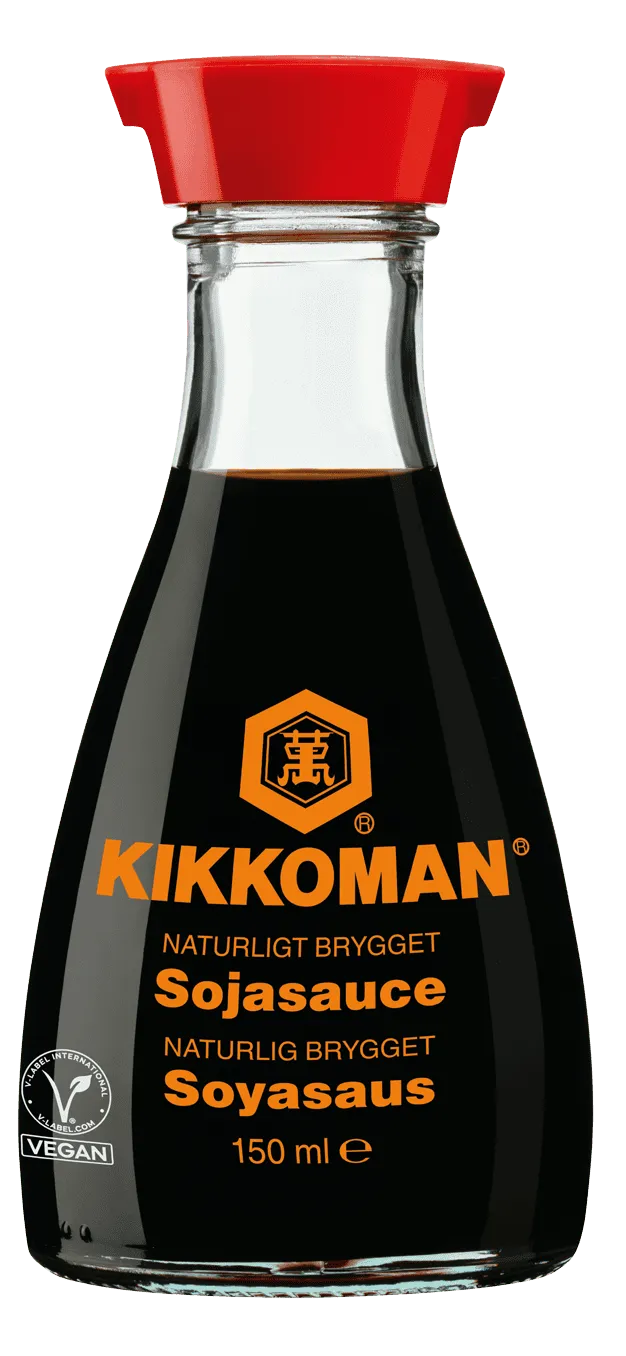 Kikkoman Naturlig Brygget Soyasaus 150 ml dispenser