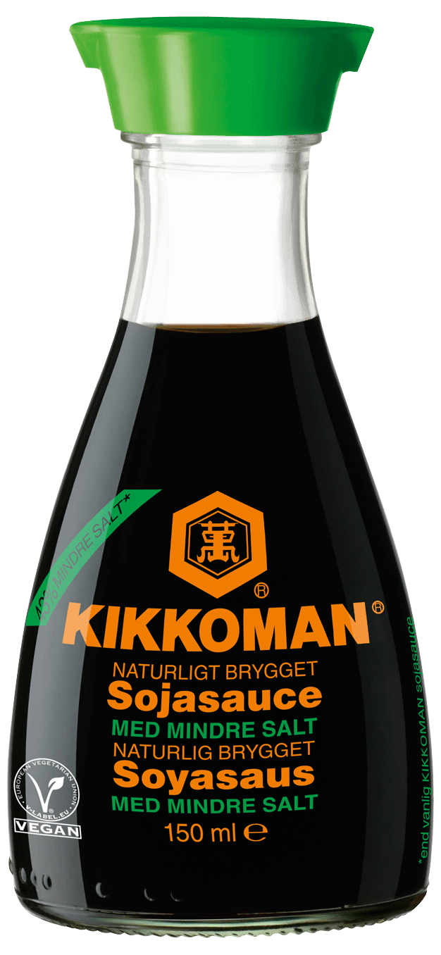 Kikkoman Naturlig Brygget Soyasaus Med Mindre Salt Kikkoman