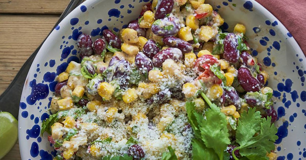 Meksikansk maissalat / Esquites | Kikkoman Meksikansk maissalat / Esquites | Kikkoman