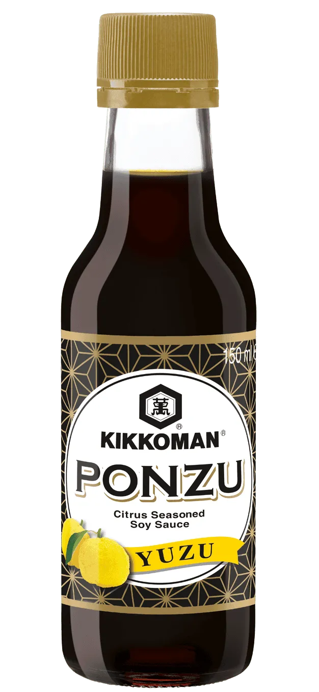 Kikkoman Ponzu - en blanding av soyasaus, eddik og yuzujuice