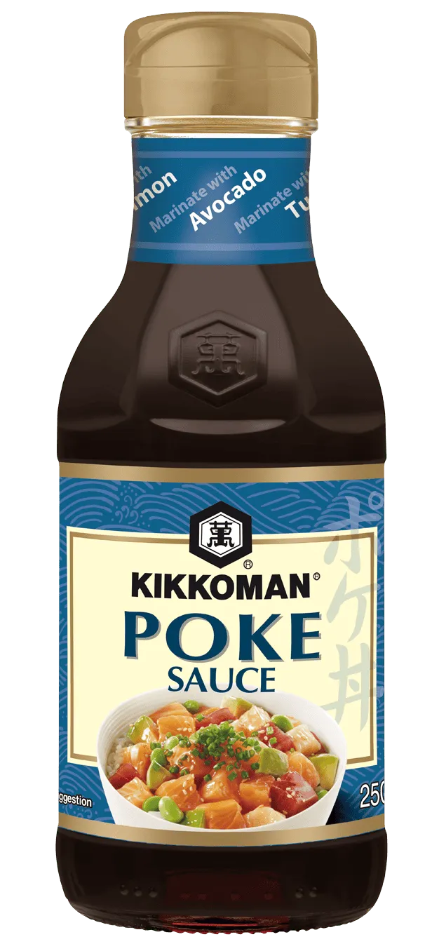 Kikkoman Saus For Poke Bowl Basert På Soyasaus Og Sesamolje 250 ml flaske