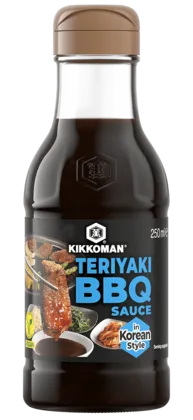 Kikkoman teriyaki BBQ-sauce i koreansk stil