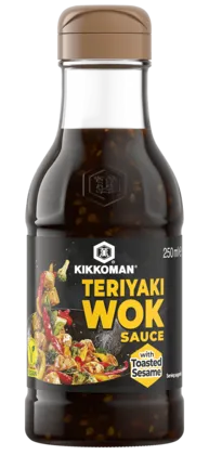 Kikkoman teriyaki woksauce med ristede sesamfrø