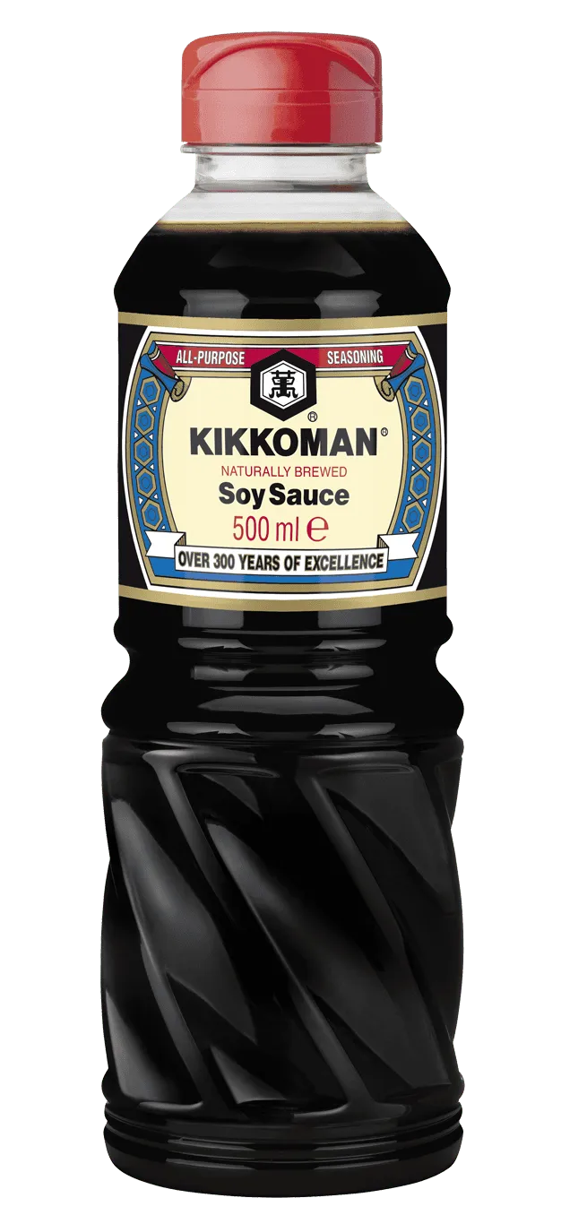 Kikkoman Naturlig Brygget Soyasaus 500 ml PET