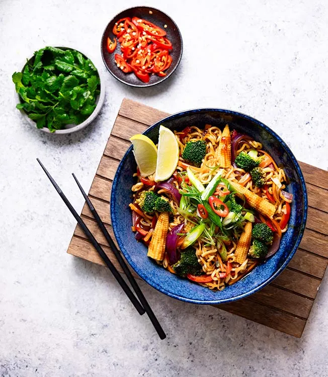 Teriyaki woknudler