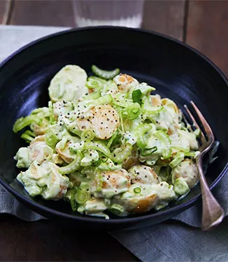 Potet-avokadosalat med wasabi