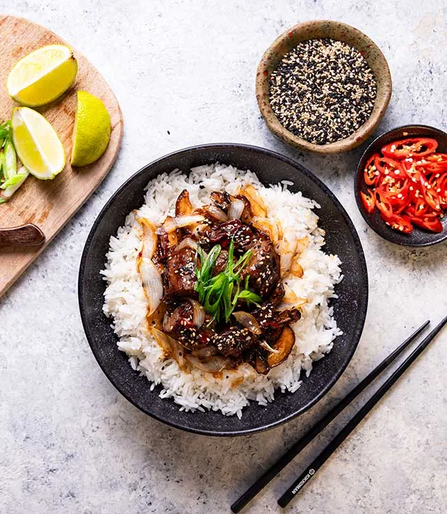 Teriyaki biffwok
