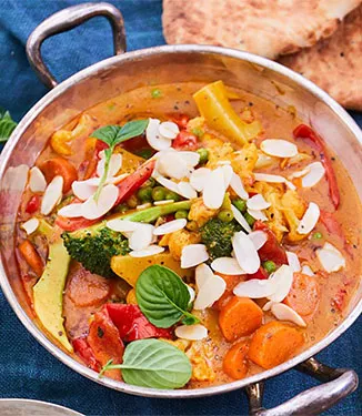 Rask vegetarisk karrigryte